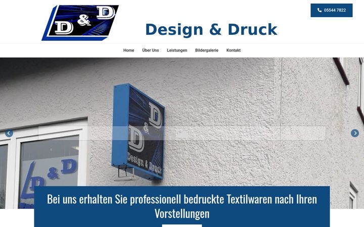 Screenshot of design-druck-hubl.de