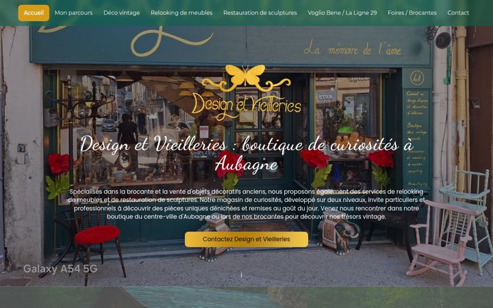 Screenshot of design-et-vieilleries.com