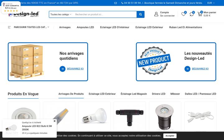 Screenshot of design-led.fr