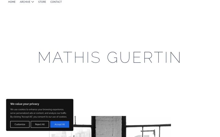 Screenshot of design-mathis-guertin.com
