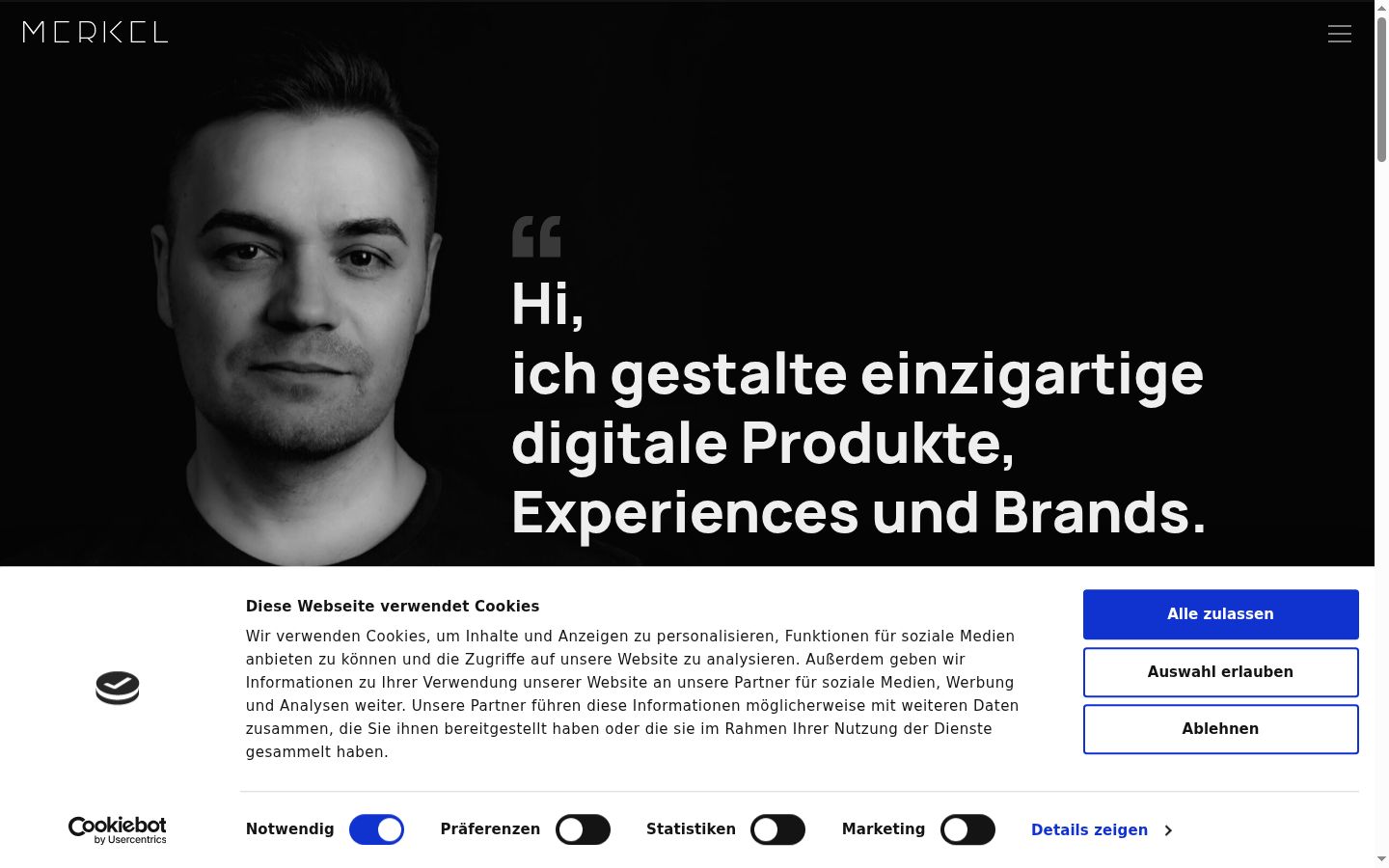 Sutikimo reklamjuostės, rodytos prieš bet kokią sąveiką, ekrano kopija