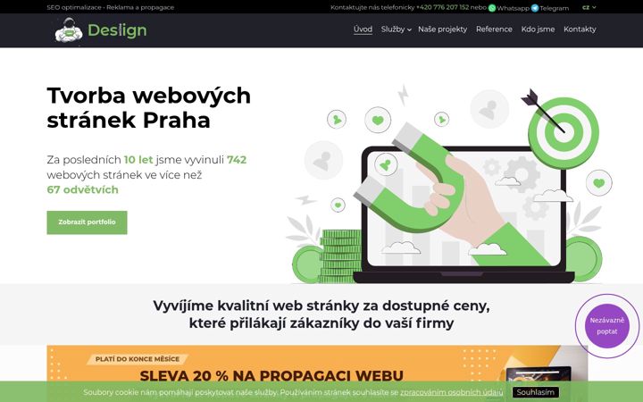 Captura de pantalla de design-online.cz