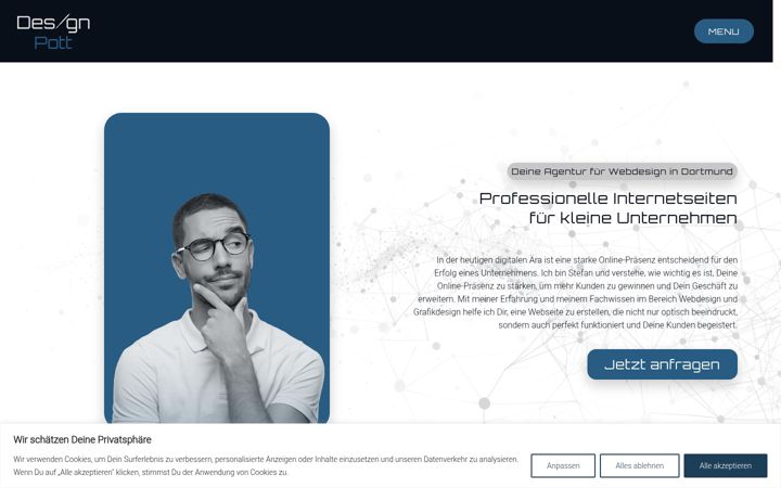 Screenshot of design-pott.de