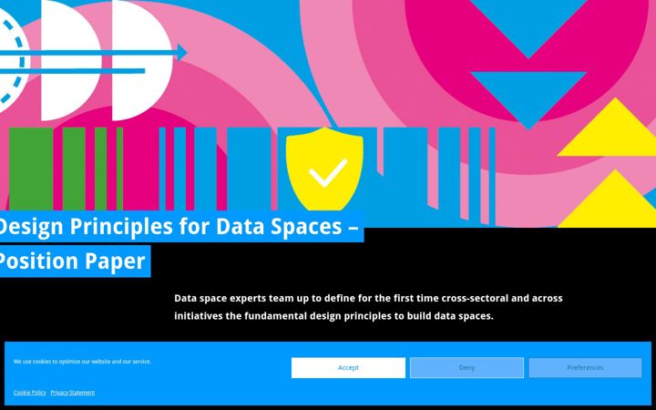 Screenshot of design-principles-for-data-spaces.org