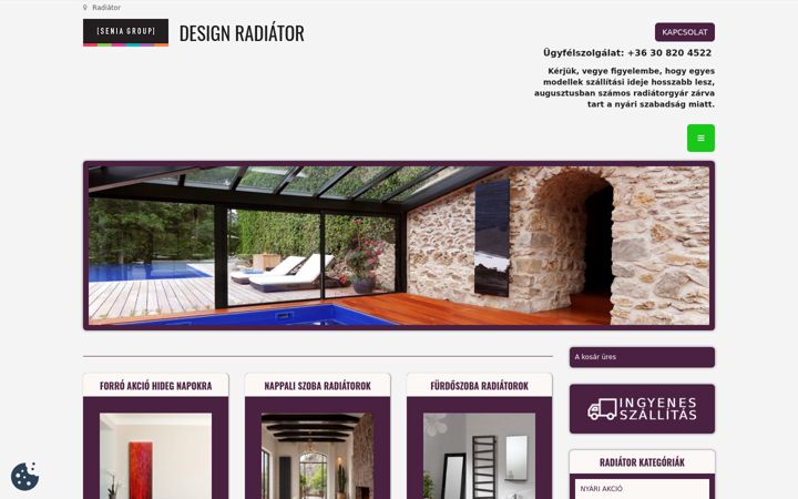 Zrzut ekranu design-radiator.hu