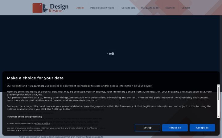 Screenshot of design-resine-solindustriel.fr