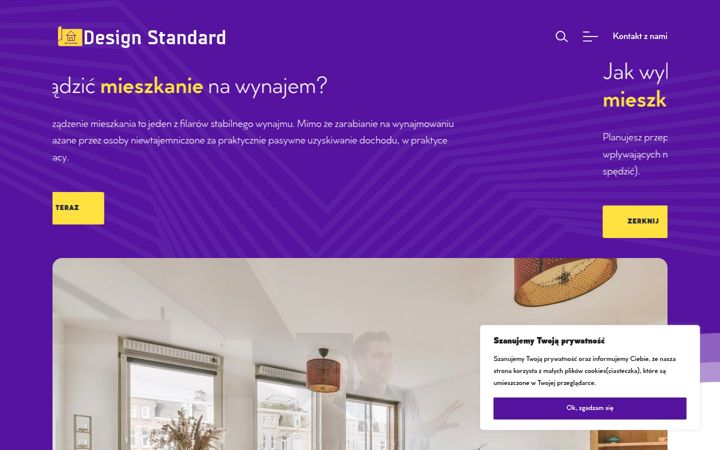 Ekrano kopija design-standard.pl