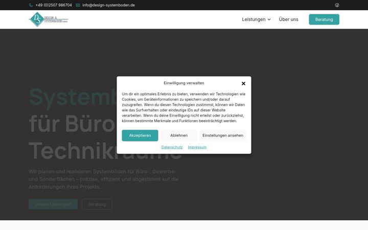 Screenshot of design-systemboden.de