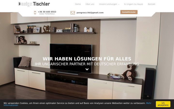 Zrzut ekranu design-tischler.hu
