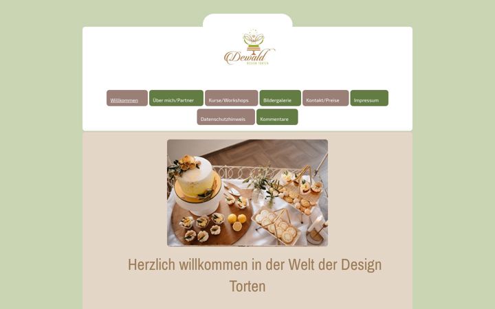 Screenshot of design-torten-dewald.de
