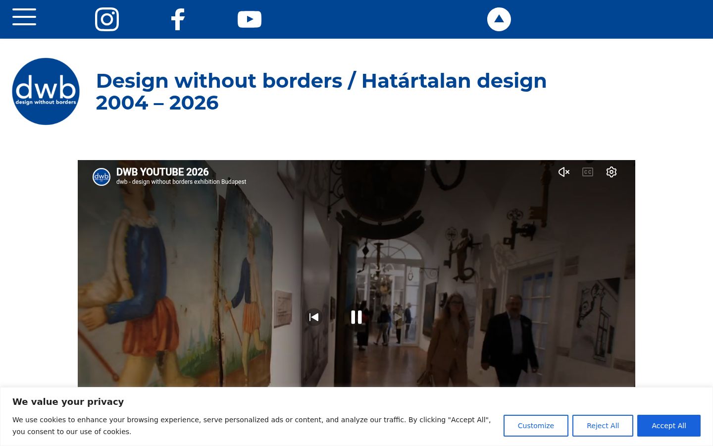 Sutikimo reklamjuostės, rodytos prieš bet kokią sąveiką, ekrano kopija