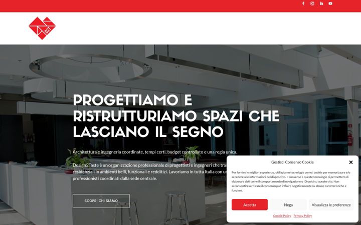 Screenshot di design2taste.org