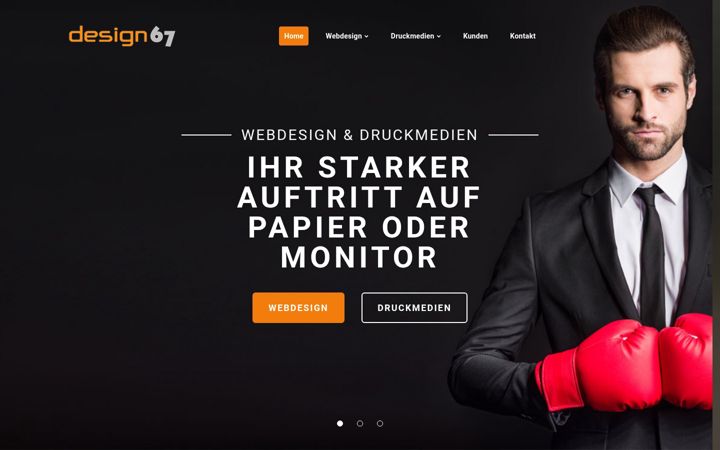 Screenshot of design67.de