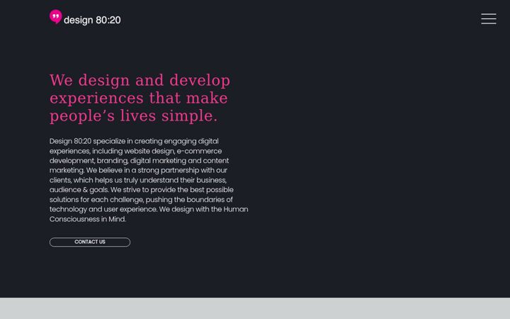 Ekrānuzņēmums no design8020.co.za