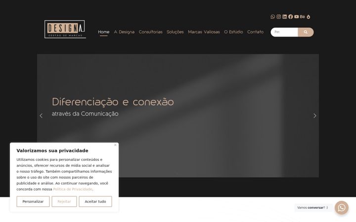 Captura de ecrã de designagestao.com.br