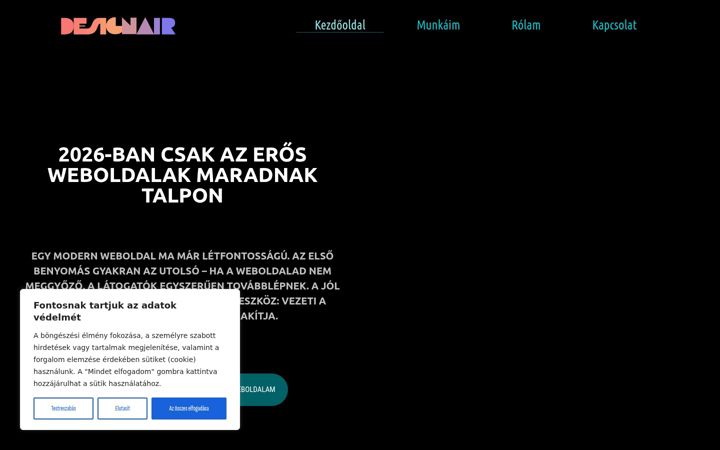 Zrzut ekranu designair.hu