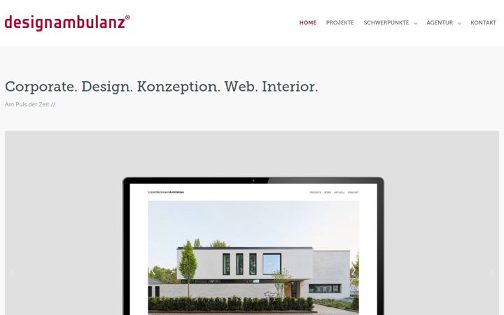 Screenshot of designambulanz.de