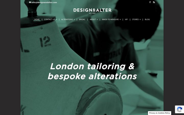 Screenshot of designandalter.com