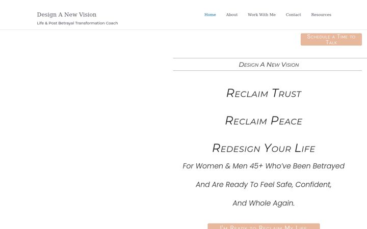 Screenshot of designanewvision.com