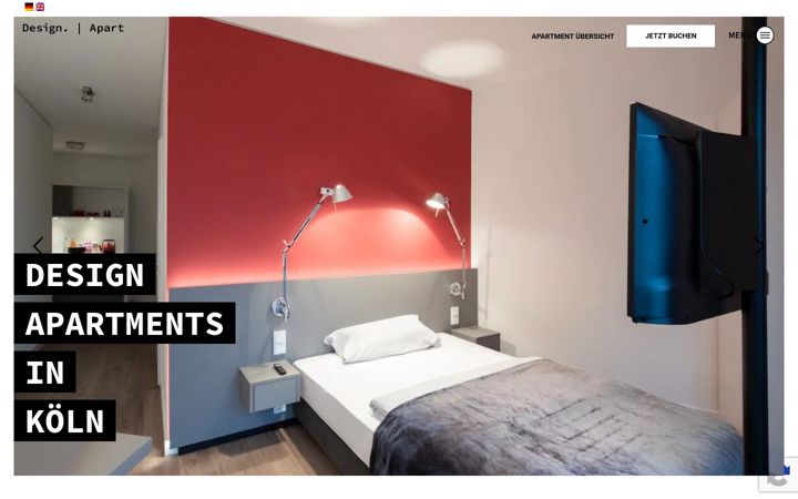 Screenshot of designapart-koeln.de