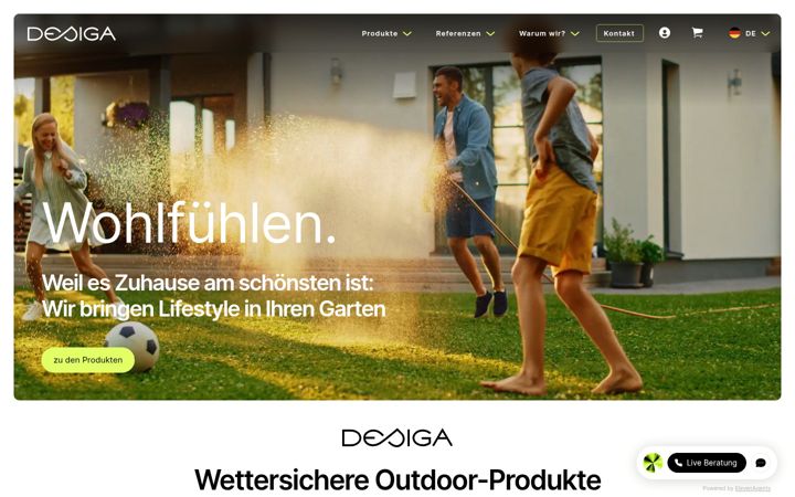 Screenshot of designatgarten.de