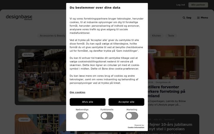 Screenshot of designbase.dk