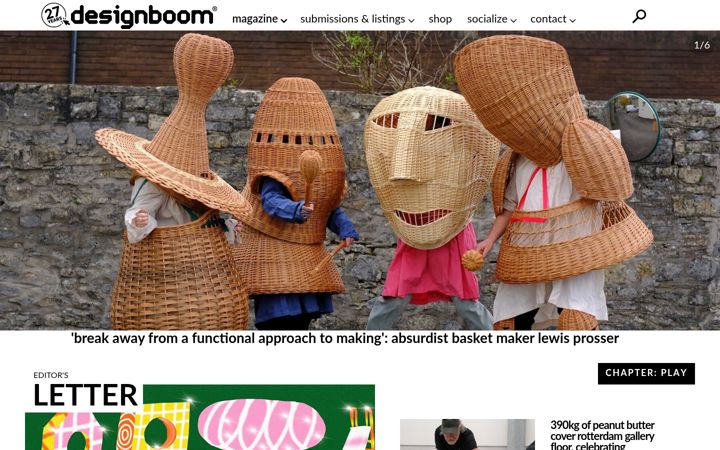 Screenshot ta' designboom.com