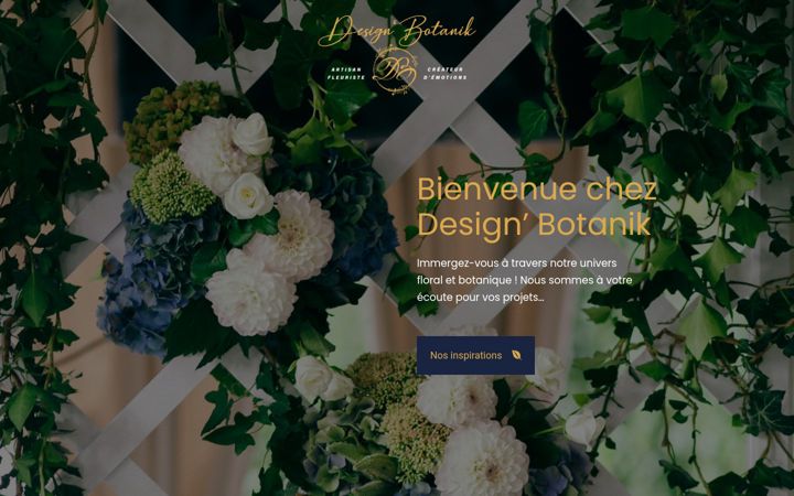 Screenshot of designbotanik.fr