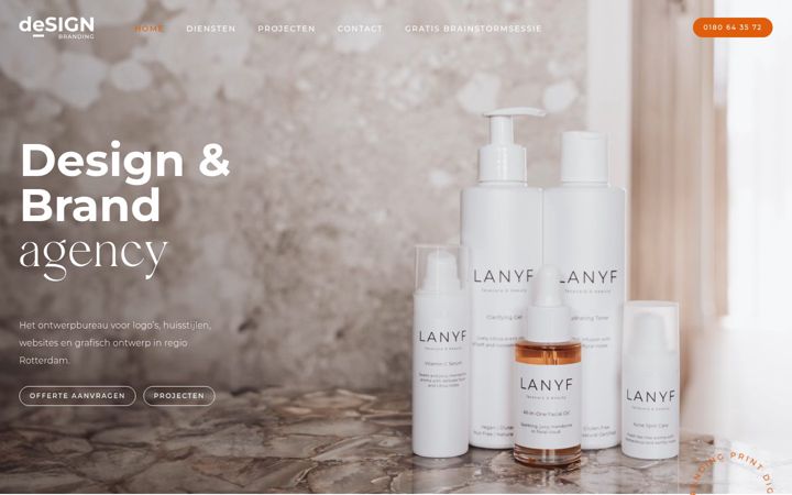 Screenshot of designbranding.nl