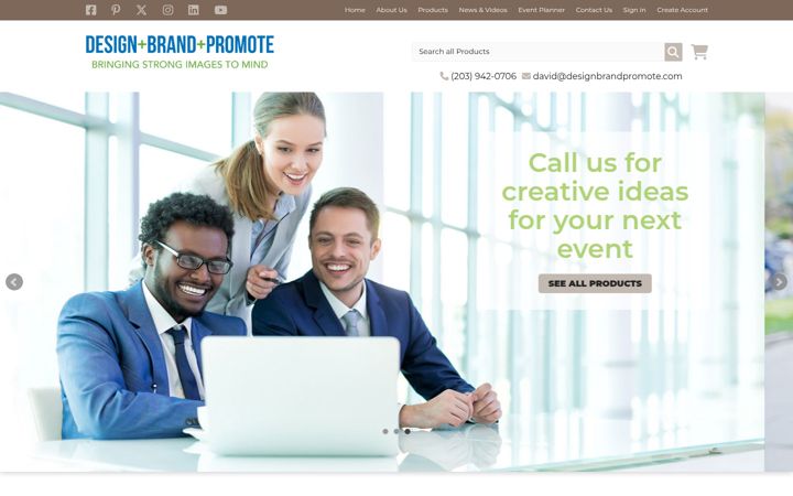 Screenshot of designbrandpromote.com
