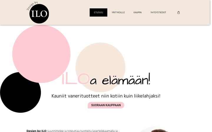 Screenshot di designbyilo.fi