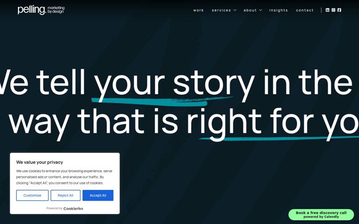Screenshot di designbypelling.co.uk