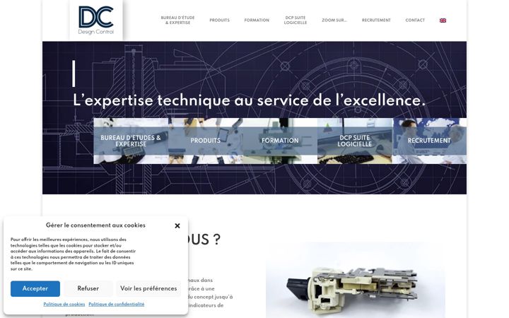 Zrzut ekranu designcontrol.fr