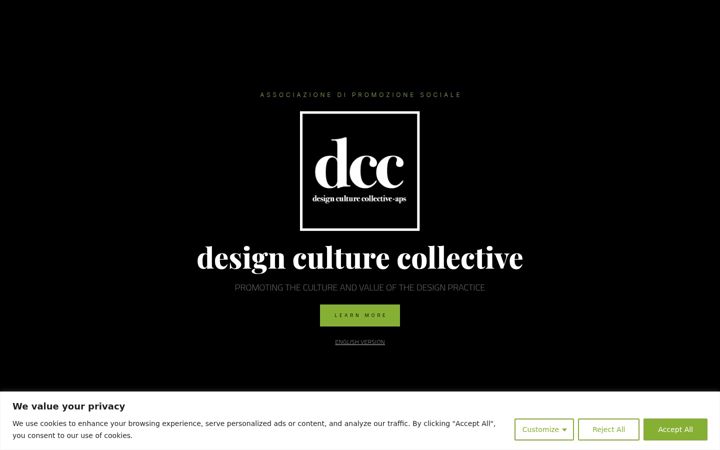 Screenshot of designculturecollective.org