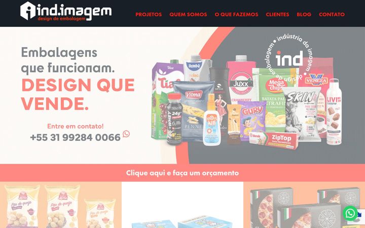 Captura de ecrã de designdeembalagem.com.br