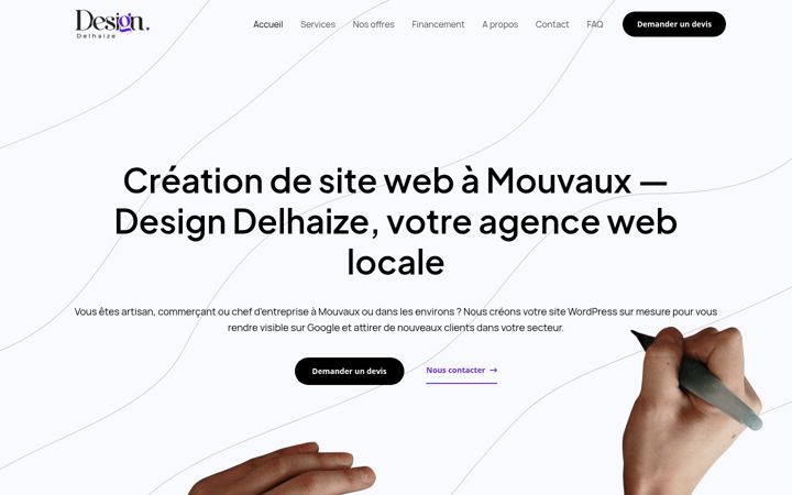 Screenshot of designdelhaize.fr