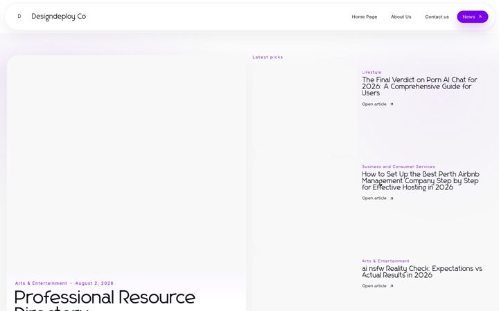 Screenshot of designdeploy.co.uk
