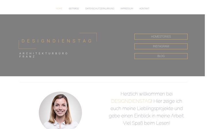 Screenshot of designdienstag.de