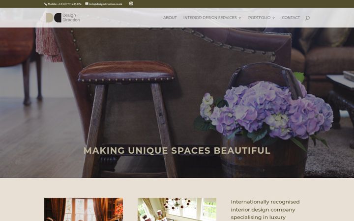 Screenshot of designdirection.co.uk