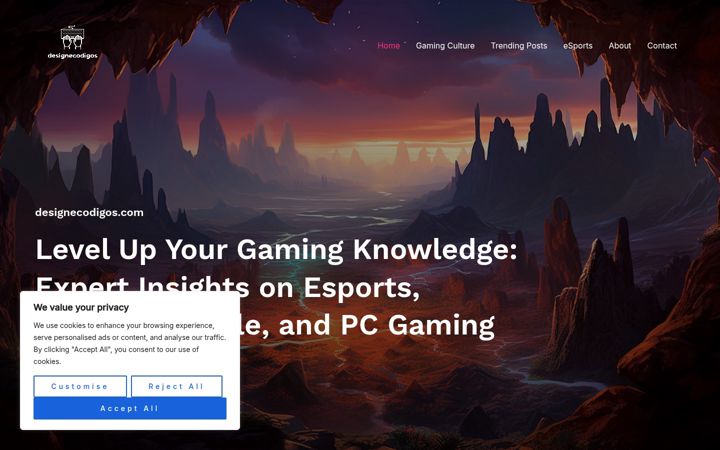 Screenshot of designecodigos.com