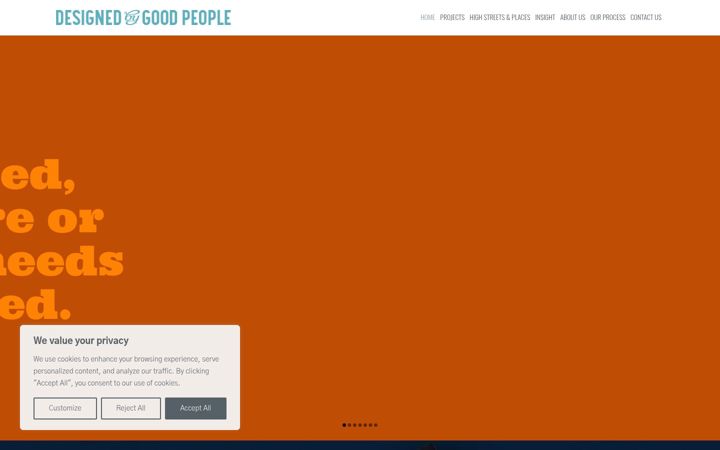 Screenshot of designedbygoodpeople.com