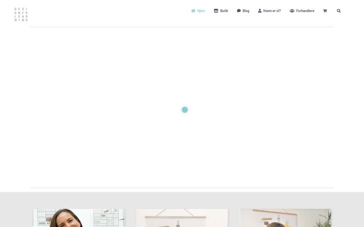 Screenshot of designedlearning.dk