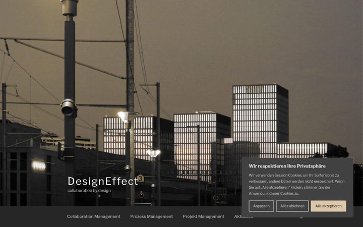 Screenshot of designeffect.ch