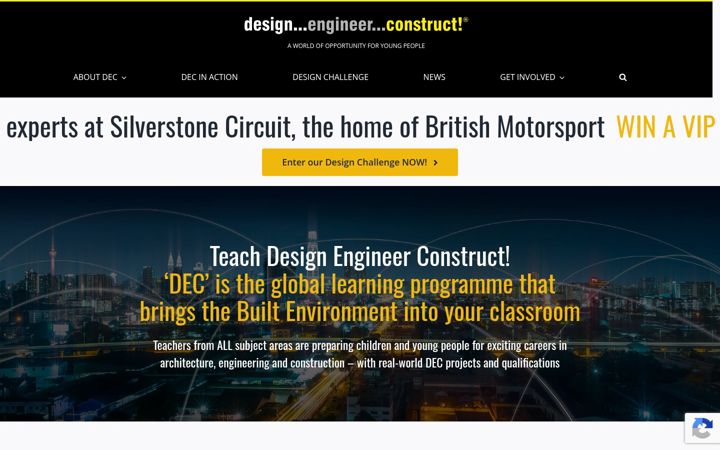 Screenshot of designengineerconstruct.com