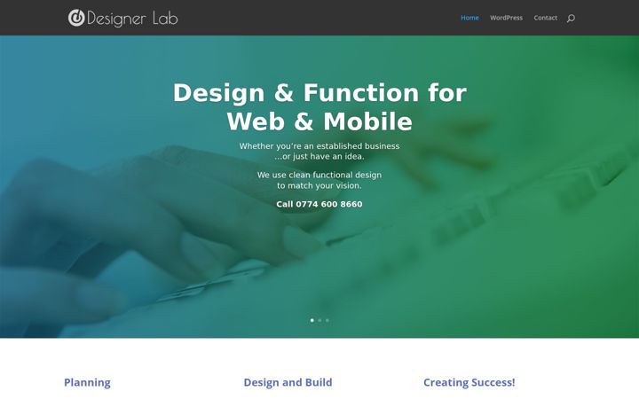 Screenshot of designer-lab.com