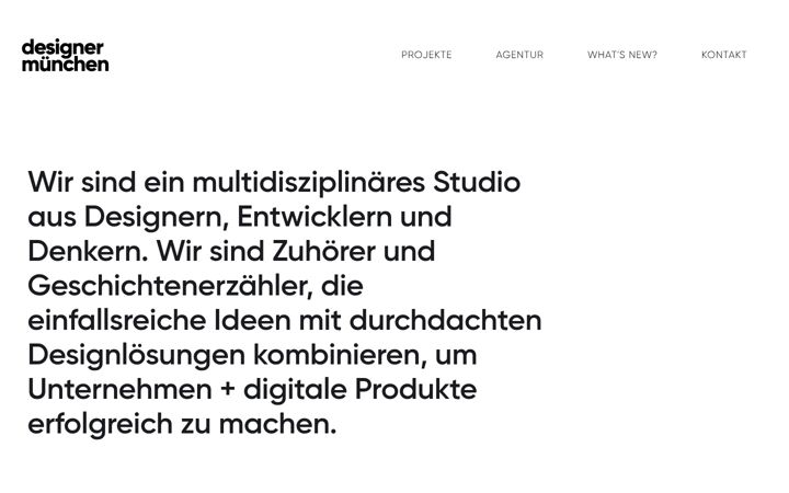 Snimka zaslona za designer-muenchen.de