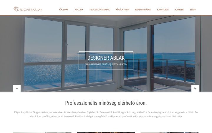Zrzut ekranu designerablak.hu