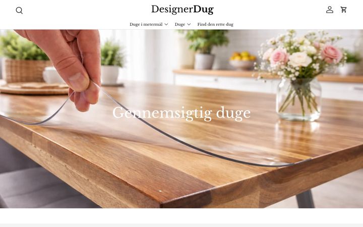 Screenshot of designerdug.dk