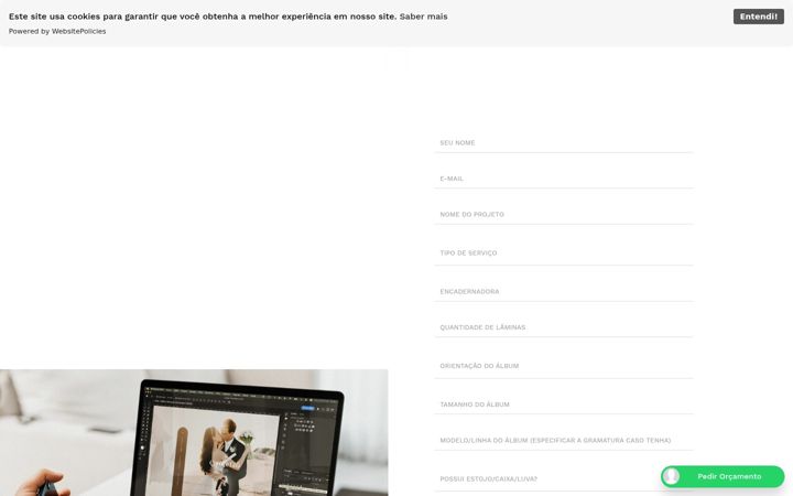 Captura de ecrã de designerlucaslima.com.br