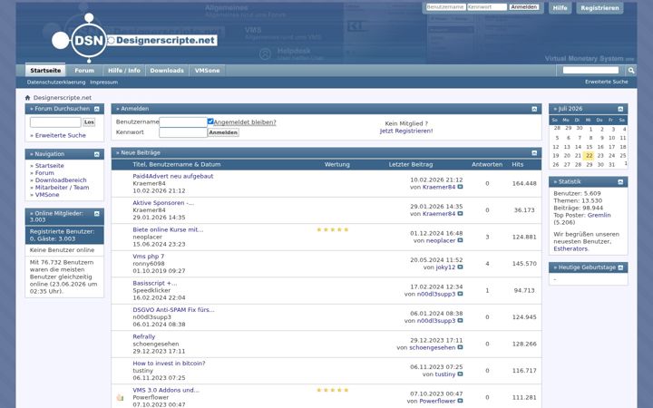 Screenshot of designerscripte.net